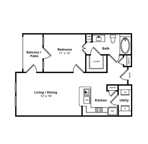 Laguna Floor Plan at The Monterey by Windsor